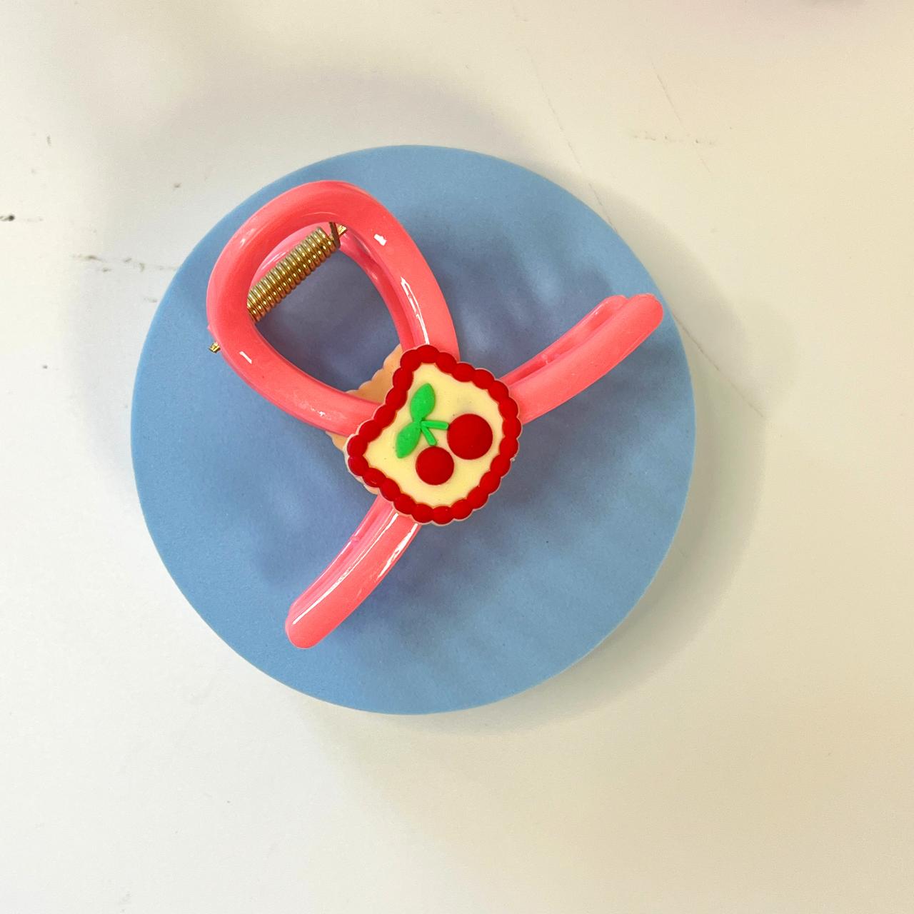 Cute Charm Claw Hair Clip 🍒🐰✨
