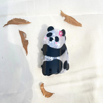 Kawaii Panda Claw Hair Clip 🐼🌸