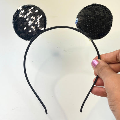 Sequin Mouse Ear Headband ✨🐭