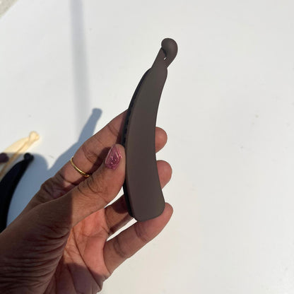 Matte Finish Banana Hair Clip ✨
