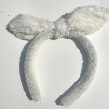 Fluffy Bunny Ear Headband 🐰✨
