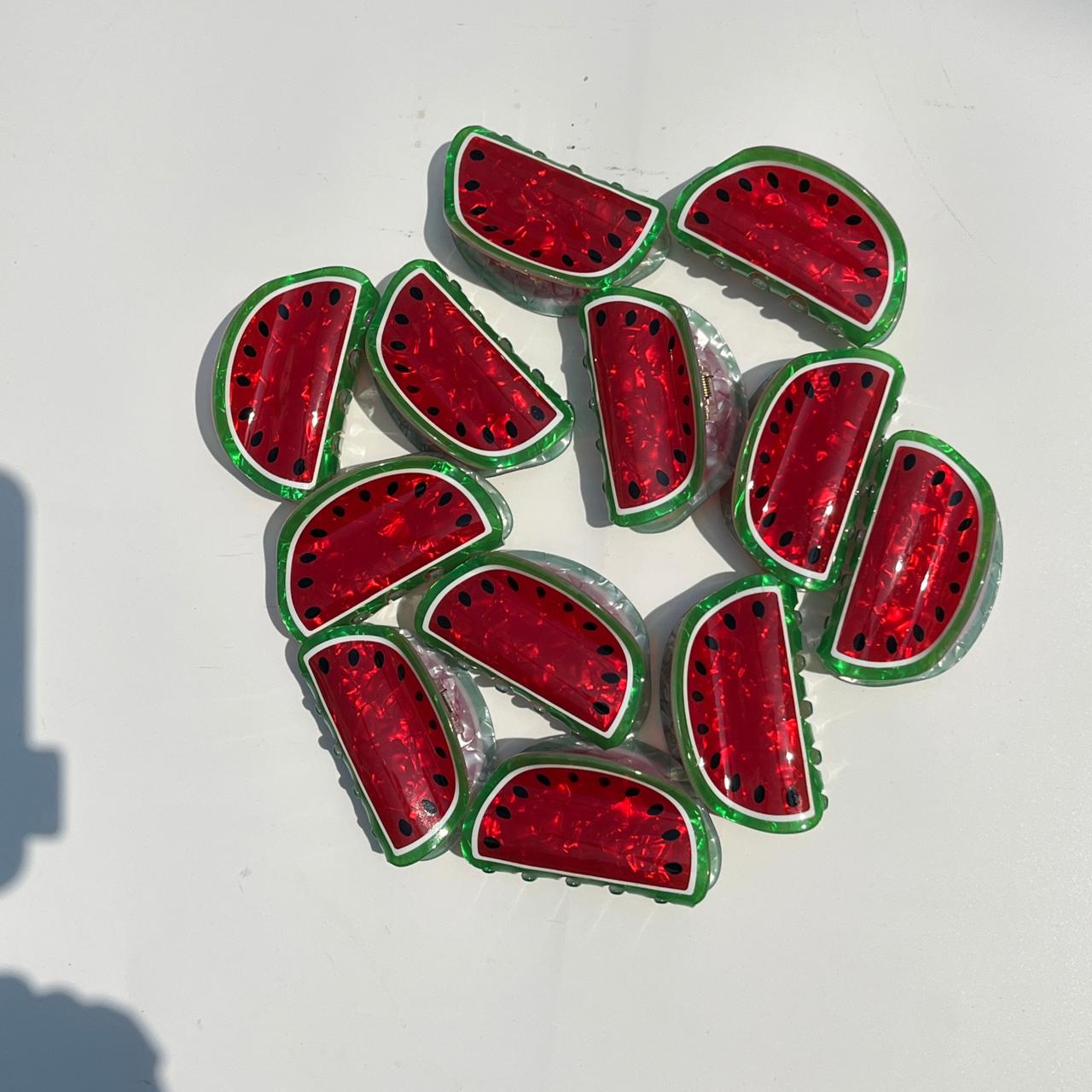 Watermelon Slice Hair Claw Clip