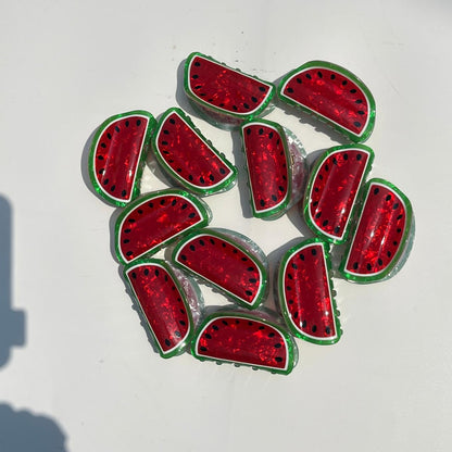Watermelon Slice Hair Claw Clip