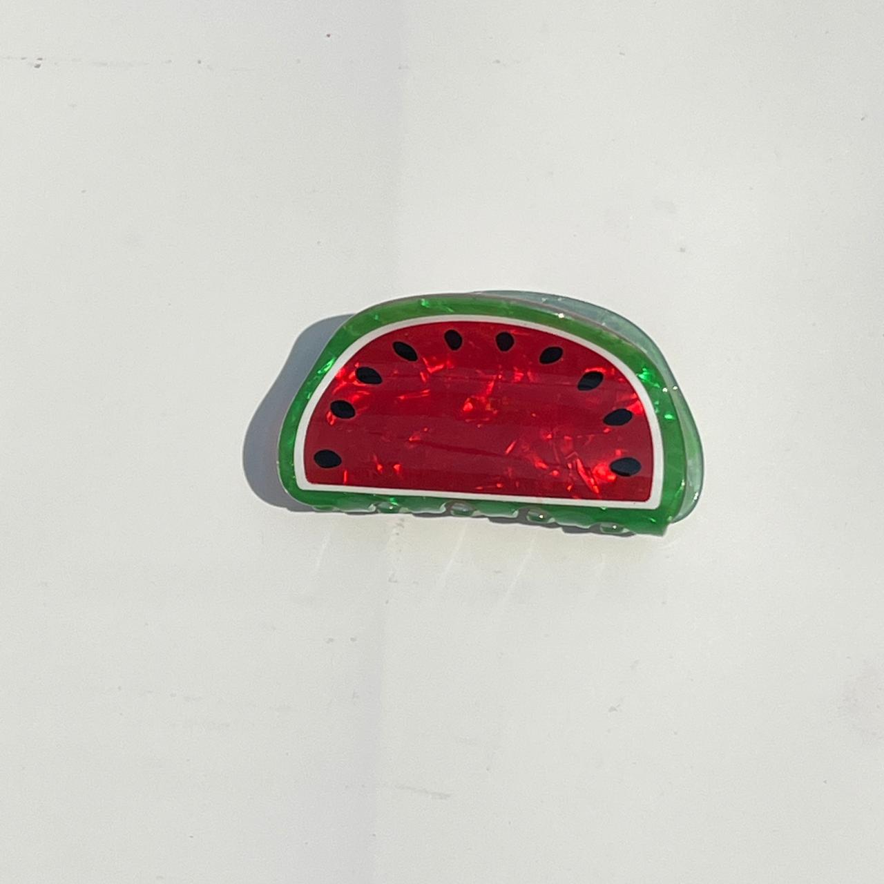 Watermelon Slice Hair Claw Clip