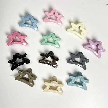 Star Shape Mini Claw Hair Clip - Small