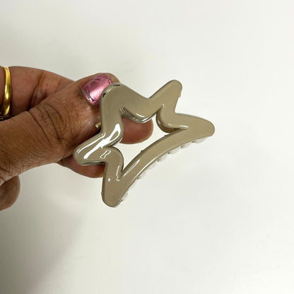 Star Shape Mini Claw Hair Clip - Small