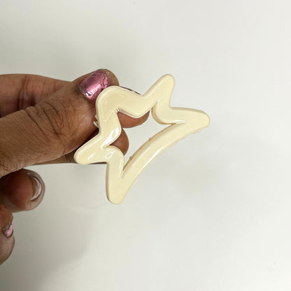 Star Shape Mini Claw Hair Clip - Small