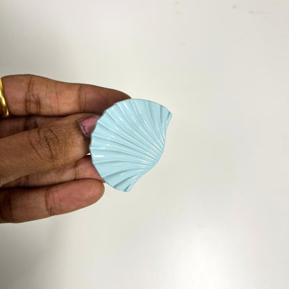 Seashell Shape Mini Claw Hair Clip - Small