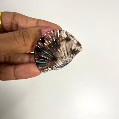 Seashell Shape Mini Claw Hair Clip - Small