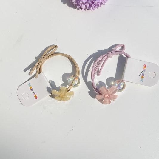 Floral Pearl Elastic Hair Tie (Pack of 1)