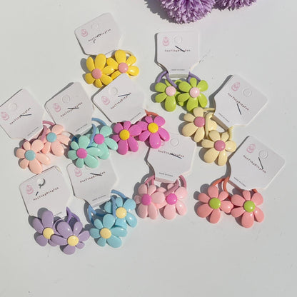 Daisy Flower Elastic Hair Ties (Set of 2)