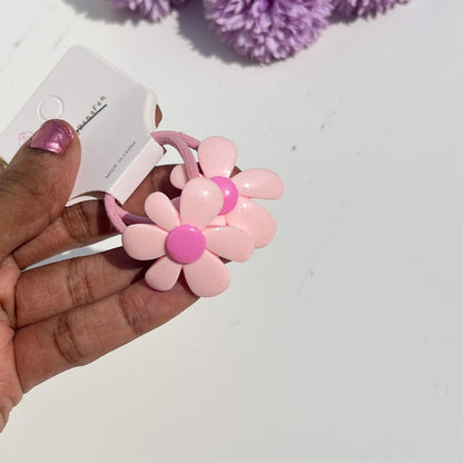 Daisy Flower Elastic Hair Ties (Set of 2)