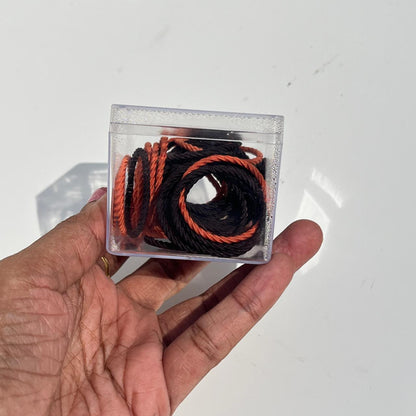 Twisted Rope Elastic Hair Bands Set