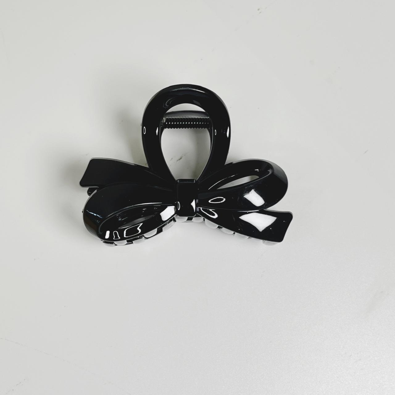 Glossy Bow Claw Clip - Medium