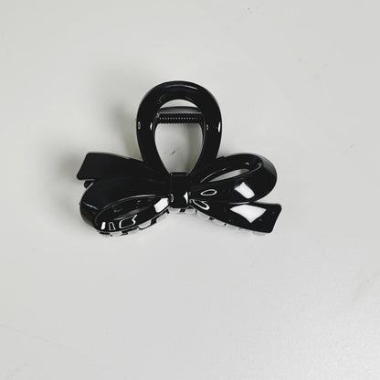 Glossy Bow Claw Clip - Medium