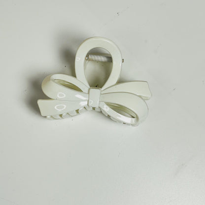 Glossy Bow Claw Clip - Medium