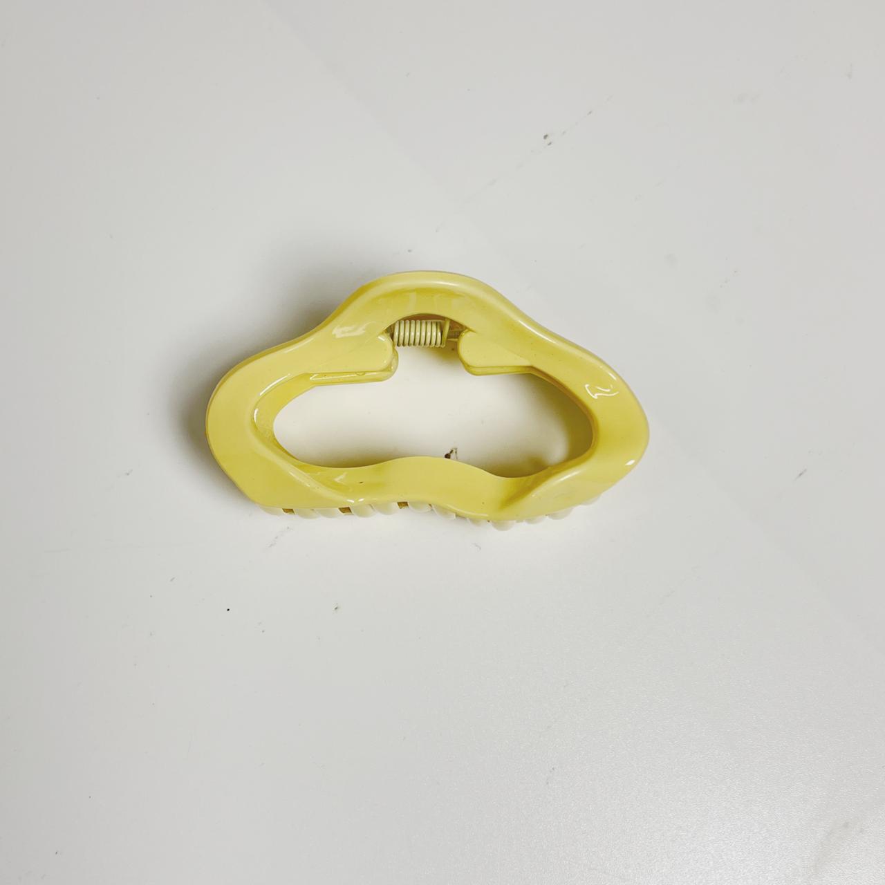 Pastel Abstract Wave Claw Clip - Medium