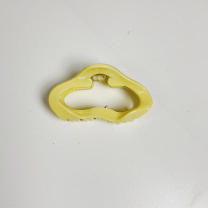 Pastel Abstract Wave Claw Clip - Medium