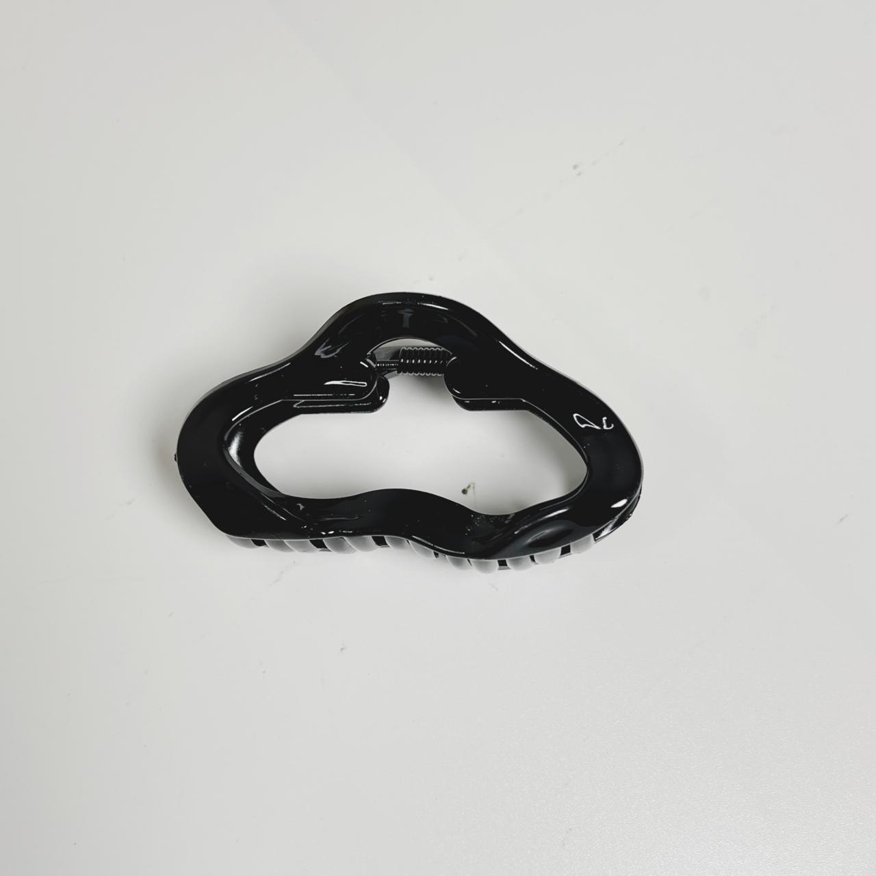 Pastel Abstract Wave Claw Clip - Medium