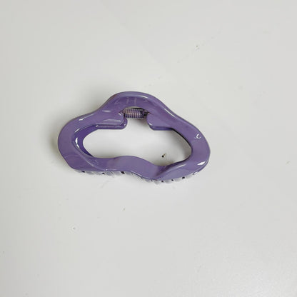 Pastel Abstract Wave Claw Clip - Medium