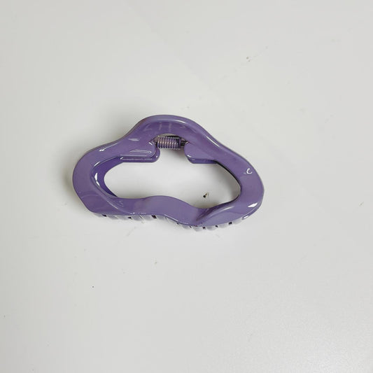 Pastel Abstract Wave Claw Clip - Medium