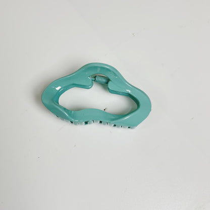 Pastel Abstract Wave Claw Clip - Medium