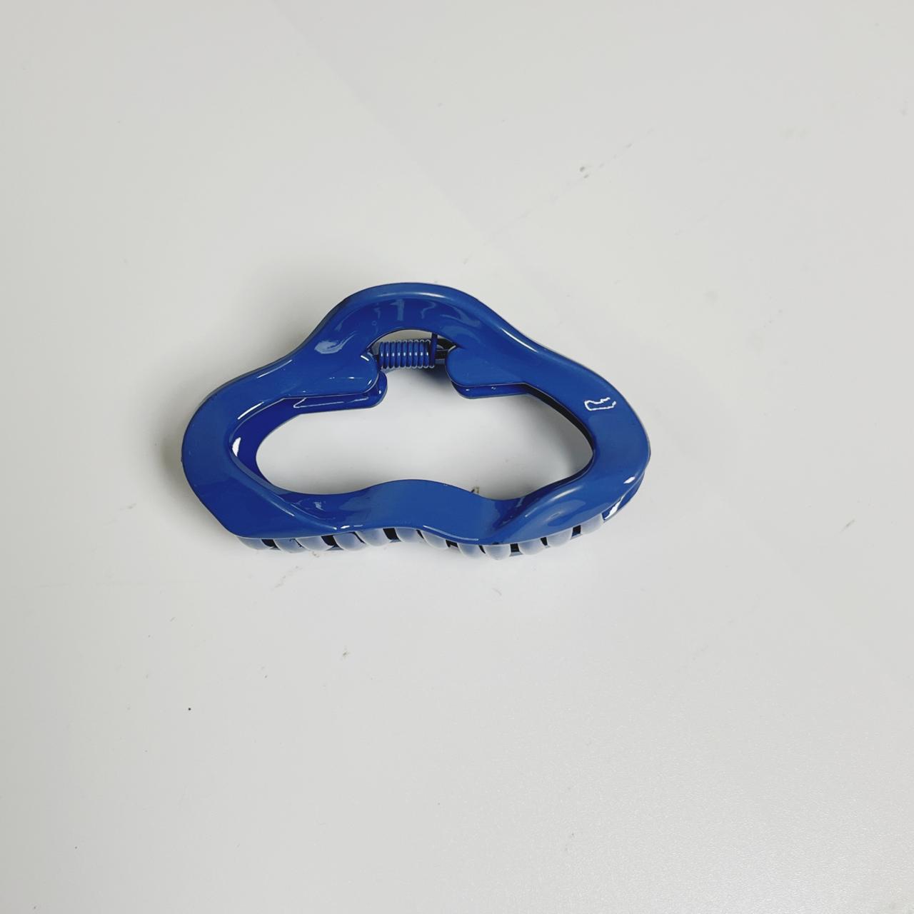 Pastel Abstract Wave Claw Clip - Medium