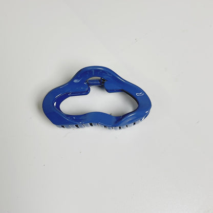 Pastel Abstract Wave Claw Clip - Medium