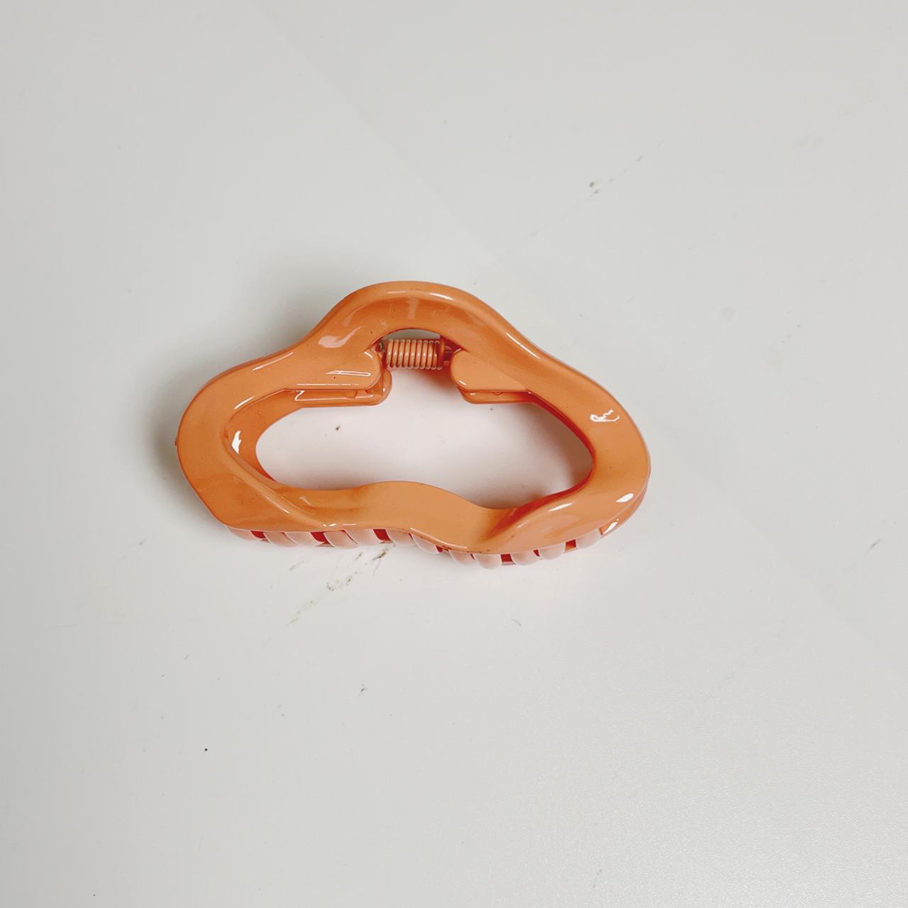 Pastel Abstract Wave Claw Clip - Medium