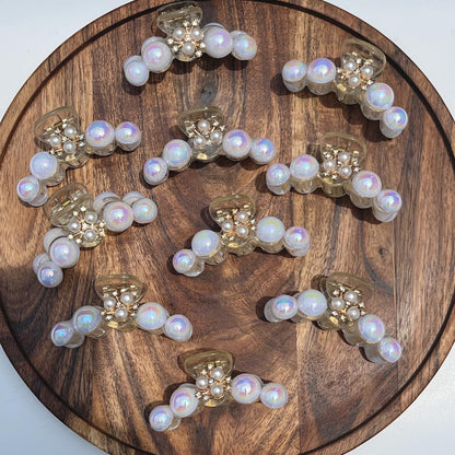 Dewdrop Pearl Claw Clips - Medium