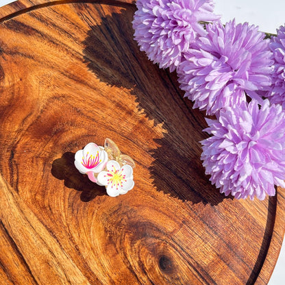 Blossom Garden Floral Claw Clip - Small
