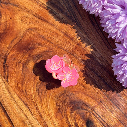 Blossom Garden Floral Claw Clip - Small