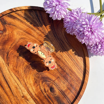 Cute Bear designs Cartoon Claw Clip (Medium)