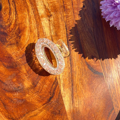 Halo Crystal Claw Clip