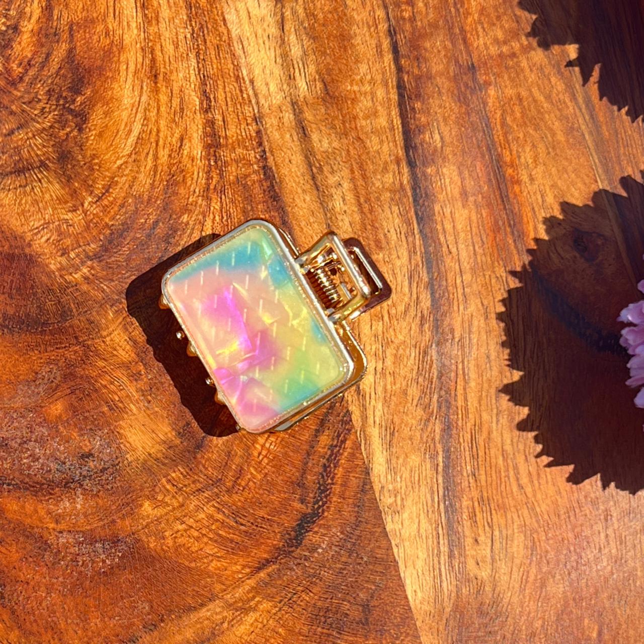 Marble Luxe Mini Claw Clips