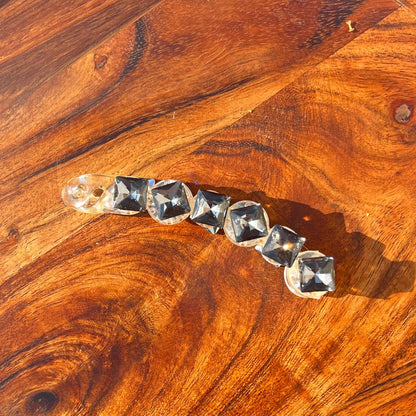 Crystal Glam Banana Hair Clip - Medium