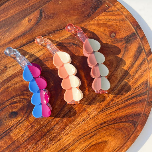 Pastel Petal Pop Banana Clip - Medium