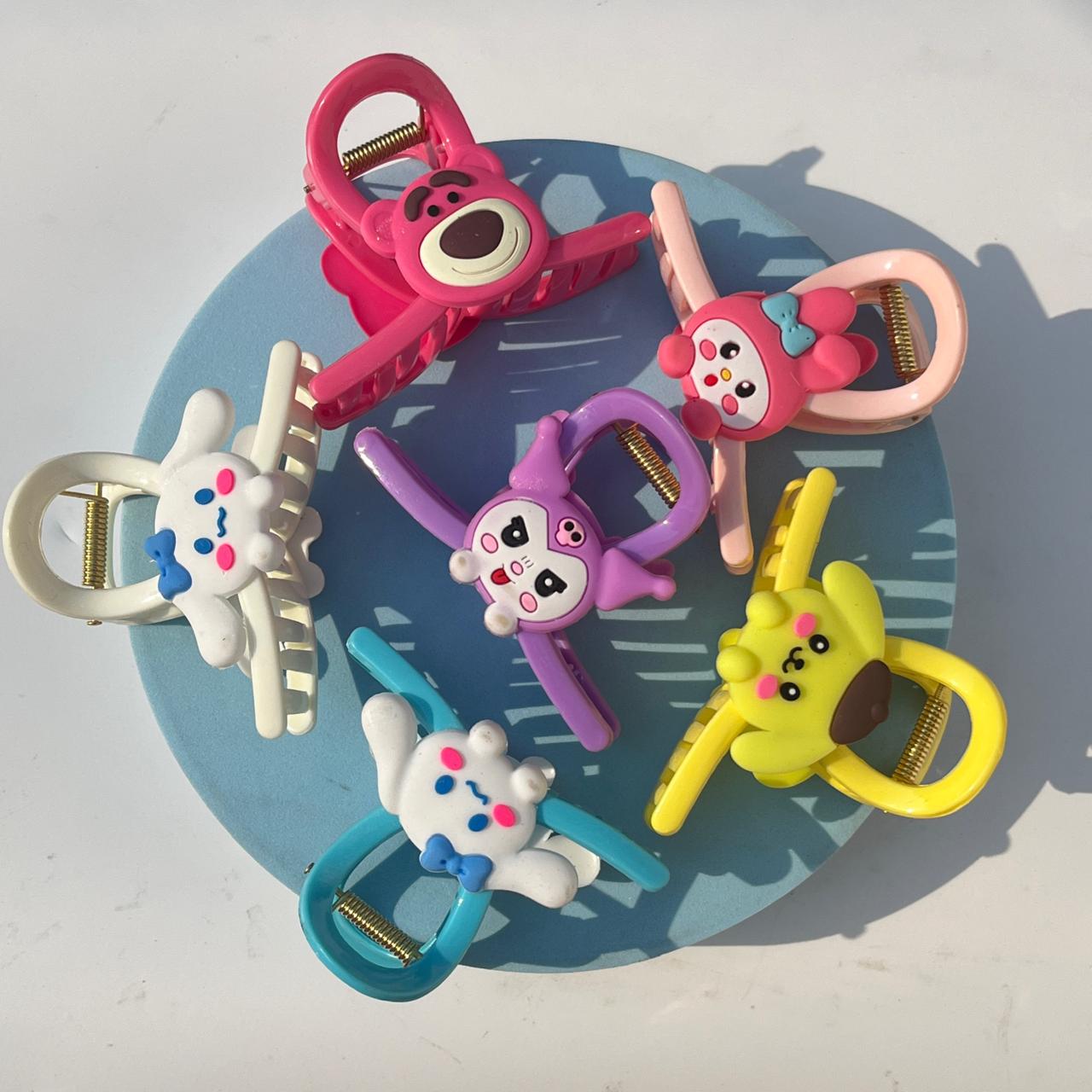 Kawaii Cartoon Claw Hair Clips – Cute Character Collection