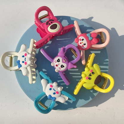Kawaii Cartoon Claw Hair Clips – Cute Character Collection