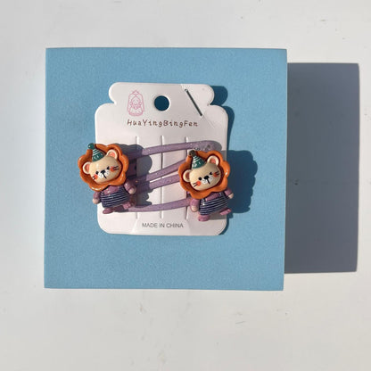 Cute Cartoon Snap Hair Clips (Pack of 2)