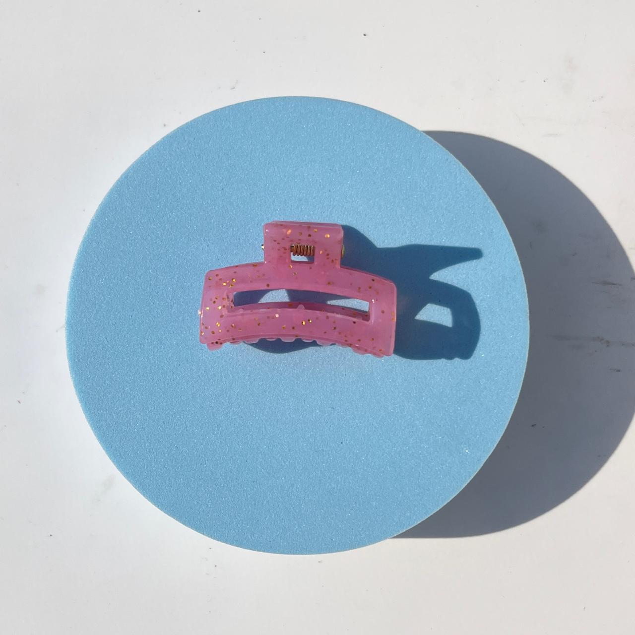 Mini Glitter Claw Hair Clip- Small