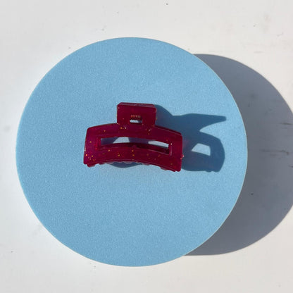 Mini Glitter Claw Hair Clip- Small