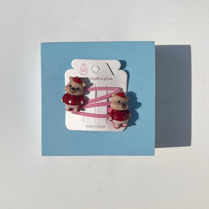 Cute Cartoon Snap Hair Clips (Pack of 2)