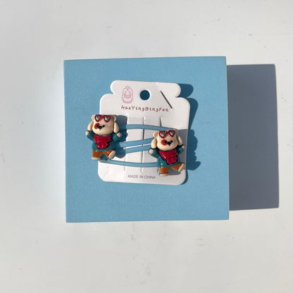 Cute Cartoon Snap Hair Clips (Pack of 2)