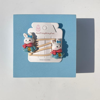 Cute Cartoon Snap Hair Clips (Pack of 2)