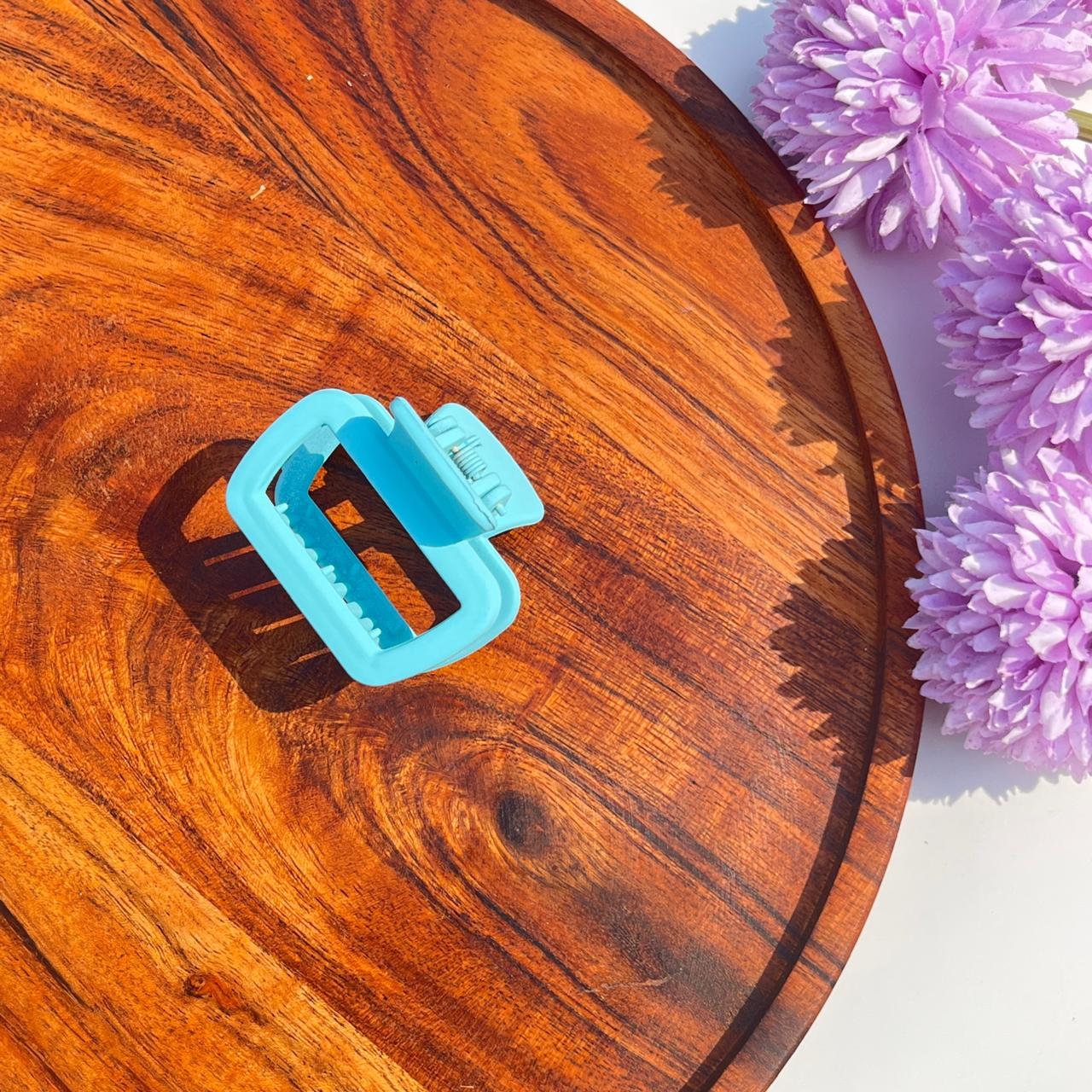 Pastel Matte Rectangle Claw Clips - Medium