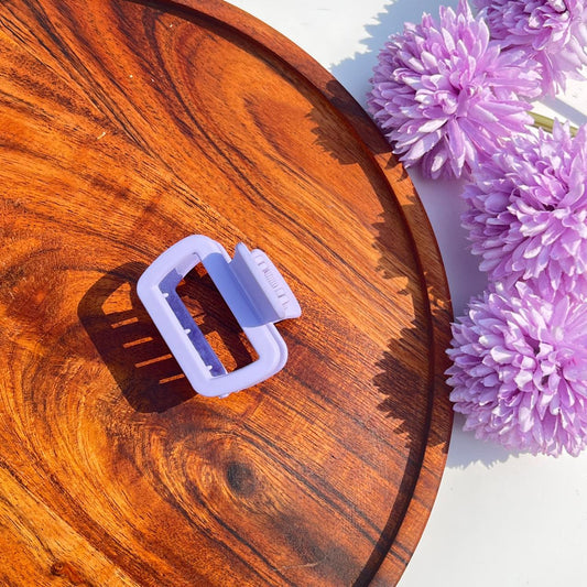 Pastel Matte Rectangle Claw Clips - Medium