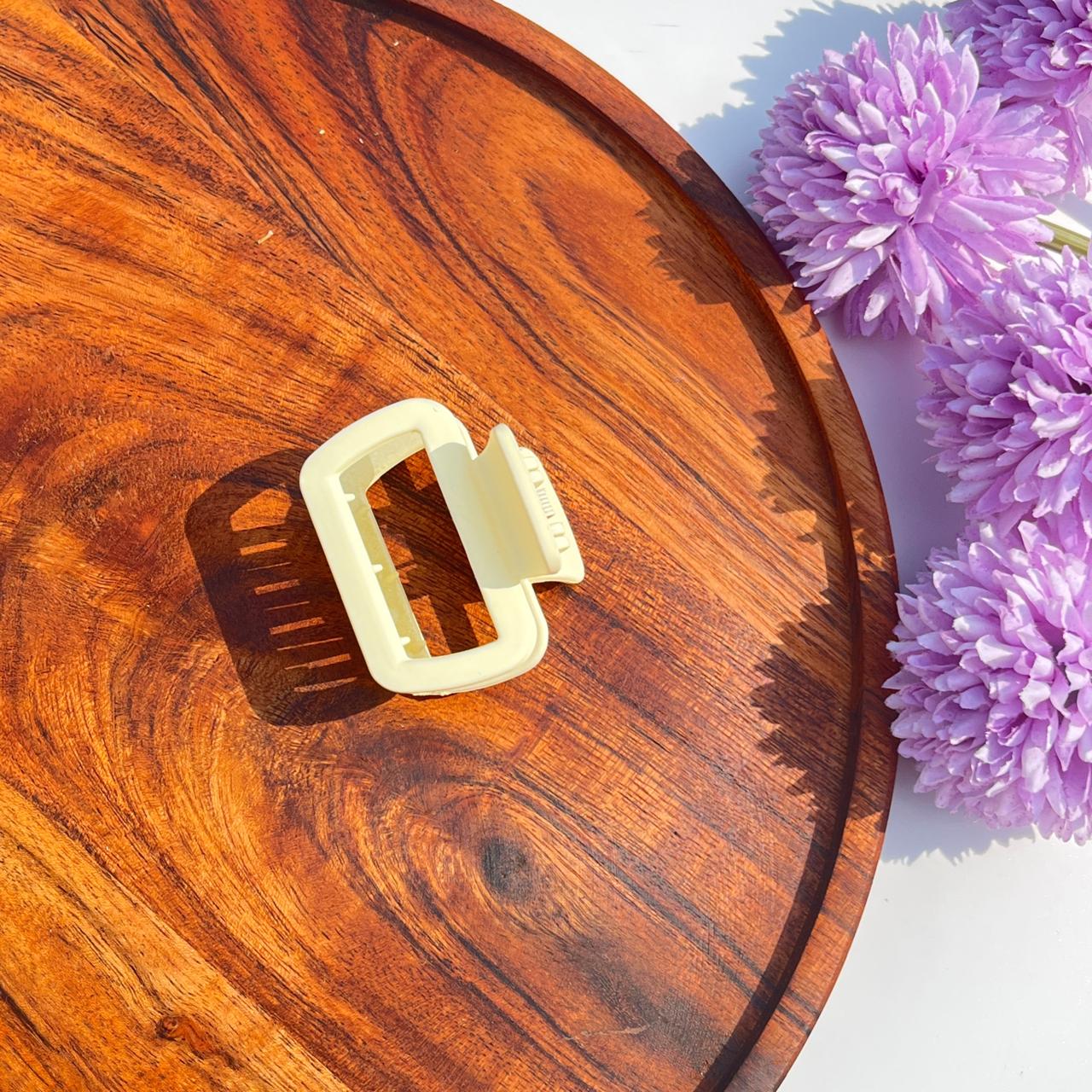 Pastel Matte Rectangle Claw Clips - Medium