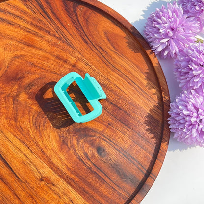 Pastel Matte Rectangle Claw Clips - Medium