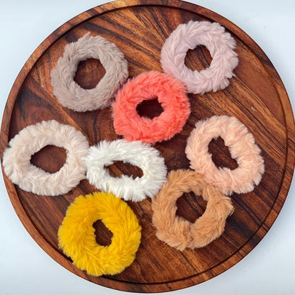 Fluffy Fur Elastic Scrunchie Hair Band